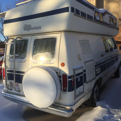 Vintage RV: 1990's Okanagan Camper Van 