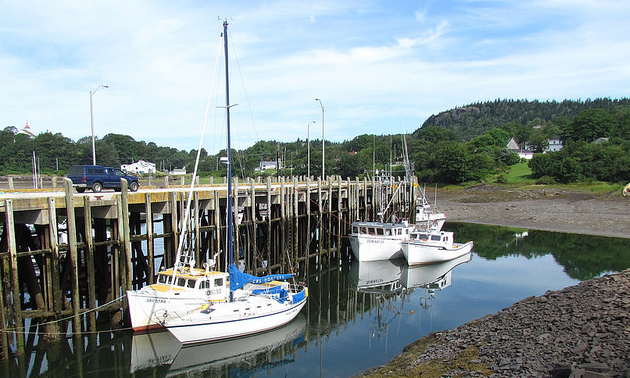 Low Tide at Sandy Cove, Nova Scotia.