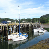 Low Tide at Sandy Cove, Nova Scotia.