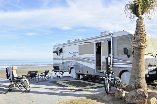 One of Wendy and Ron's previous RVs in Club de Pesca, San Felipe, Mexico. 