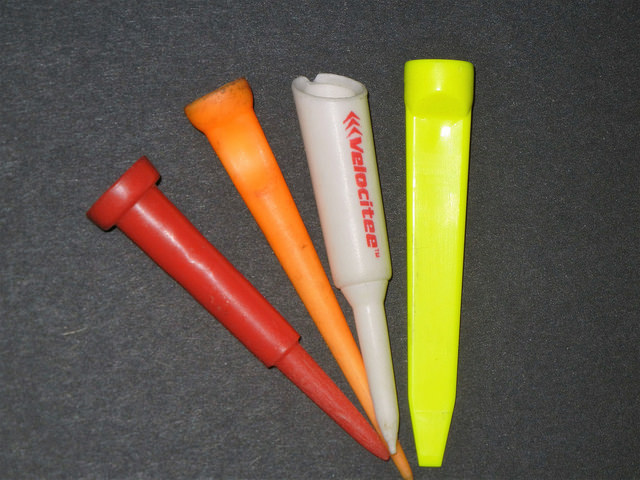 A variety of wedge tees.