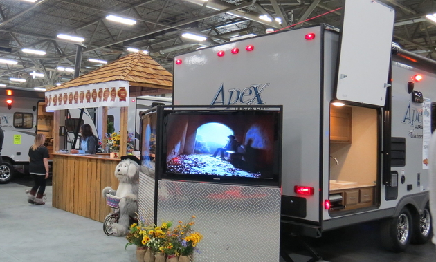 RVs at the Edmonton expo