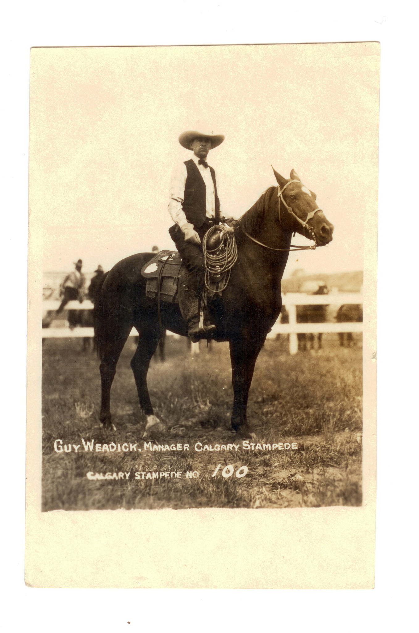 Guy Weadick was inspired by Canada's Western Frontier.