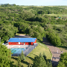 The view upon the Outlook & District Regional Park  from the SkyTrail.