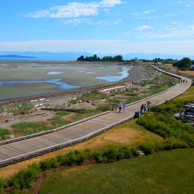 Qualicum Beach resides on a 19-kilometre stretch of sandy shores. 