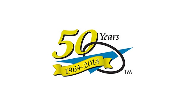 Logo of Progressive Dynamic's 50 years. 