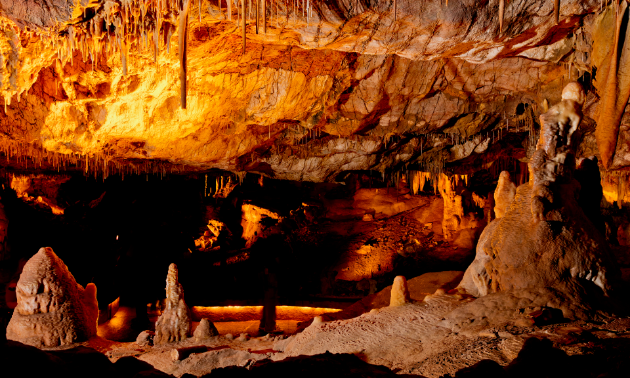 Kartchner Caverns State Park is one of the top 10 caves in the world.