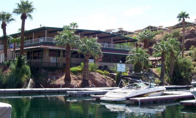 The Springs Dining at Havasu Springs Resort has some of the most breathtaking views of lower Lake Havasu.