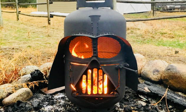 Enlist The Aid Of Barnyard Empire, Darth Vader Fire Pit