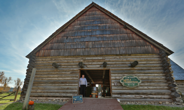 The Huble homestead.