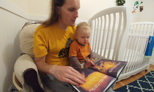 I read Viking Lullaby to my one-year-old son, Augustus, and he loves it too.