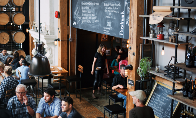 Vancouver Urban Winery's interior