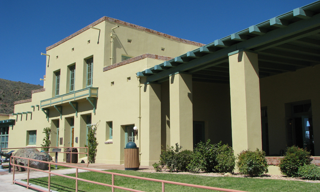 Douglas Mansion in Jerome Arizona exterior