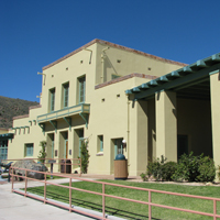 Douglas Mansion in Jerome Arizona exterior