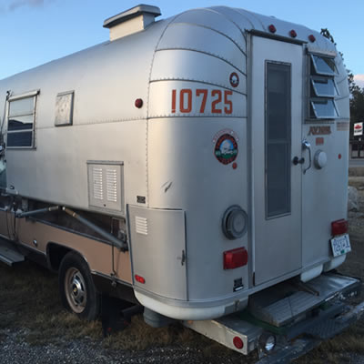 An Avion truck camper. 