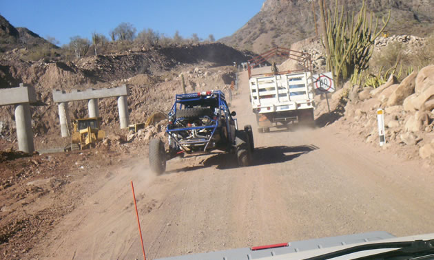 Baja road race. 