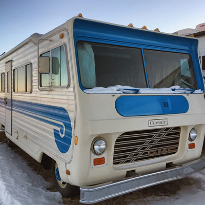 A circa 1970s motorhome built by the Bendix Corporation. 
