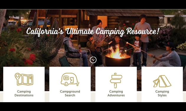 Website of Camp California. 