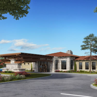 Artist rendering of Verde Ranch clubhouse. 