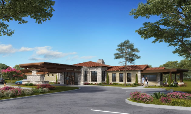 Artist rendering of Verde Ranch clubhouse. 