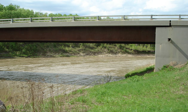 Flatbush, where the Pembina and Athabasca Rivers meet.