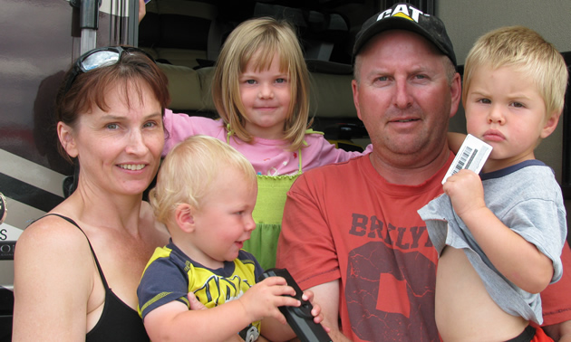 The Anthony-Martin family from southern Alberta