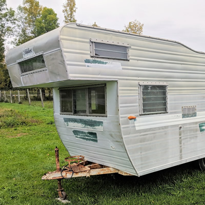 A Model T-15 Citation trailer, belonging to William Ball of Ontario. 