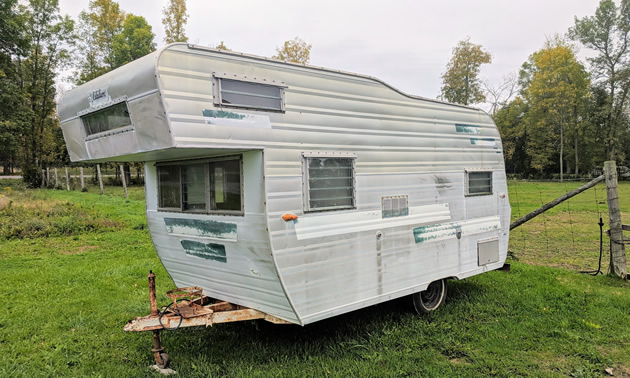 A Model T-15 Citation trailer, belonging to William Ball of Ontario. 