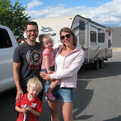 The Cragg family from White Rock, B.C.