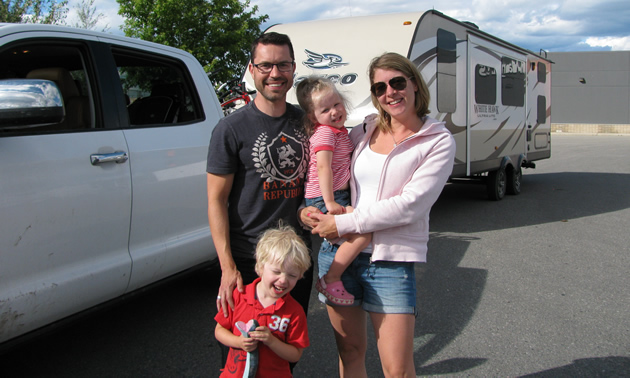 The Cragg family from White Rock, B.C.