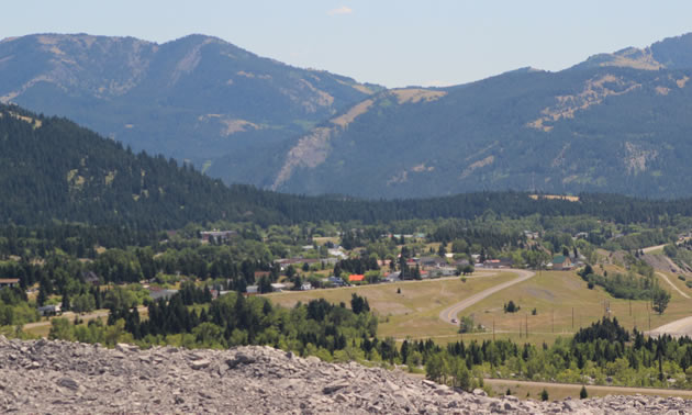 A spectacular view of the Crowsnest Pass. 