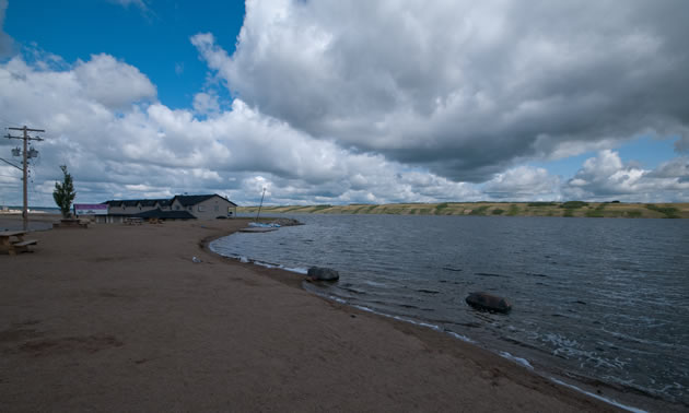 Little Manitou, just north of Watrous, Saskatchewan, is Canada’s only salt water lake.