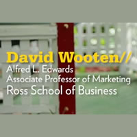 Ross School of Business Professor David Wooten