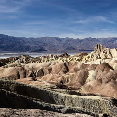 Zabrisky Point is the most visited viewpoint in Death Valley.