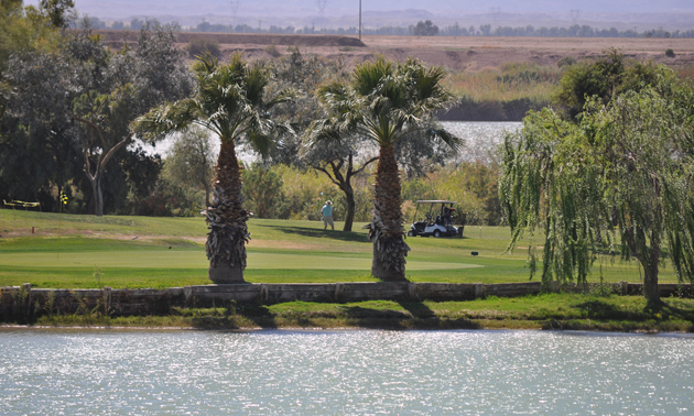 Rio Bend RV & Golf Resort in El Centro, California.