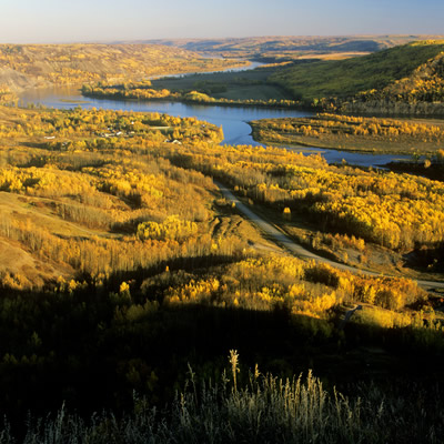 Peace River from above.