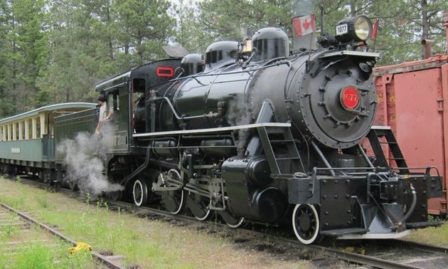 Fort Steele steam train.