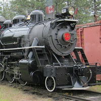 Fort Steele steam train.