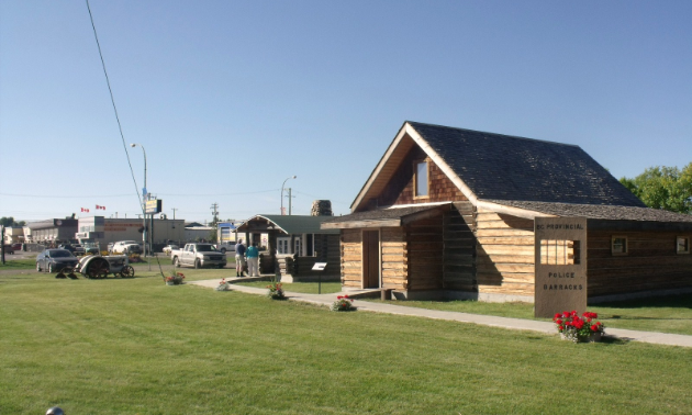 The B.C. Provincial Police Barracks is part of the historic buildings at the Fort St. John North Peace Museum. 