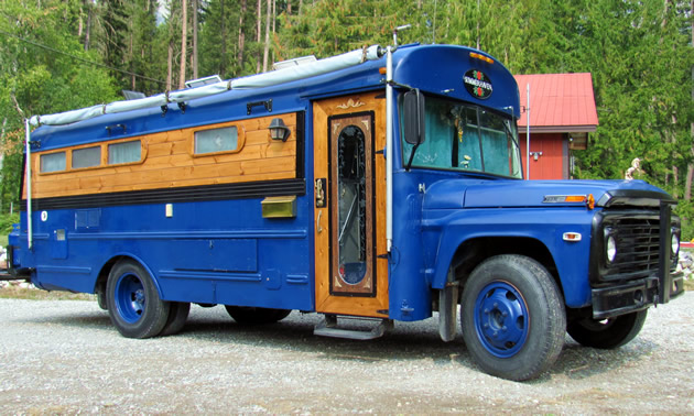 The Braishers made Gus the Bus their personal home on wheels. 