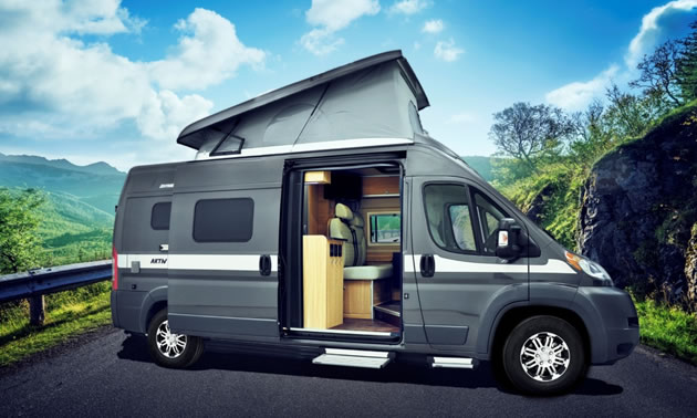 Picture of all-new Hymer Loft Edition