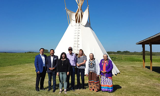 Indigenous tourism partners gather at the Tsuut’ina Nation Culture Museum to announce the formation of Indigenous Tourism Alberta.