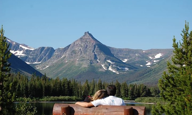 Janet and Jeff at Glacier National Park.