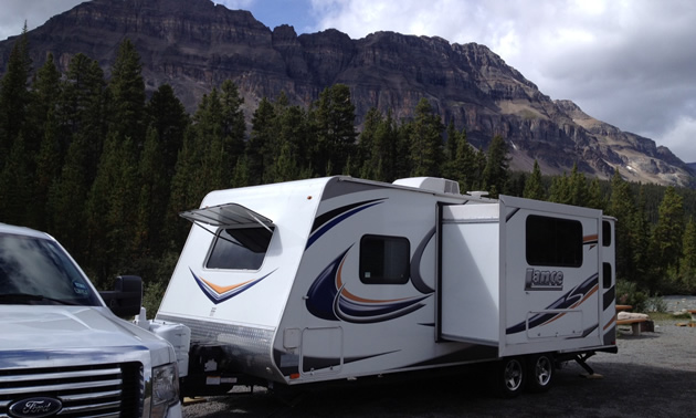 Jeff and Janet's trailer 22- foot travel trailer,