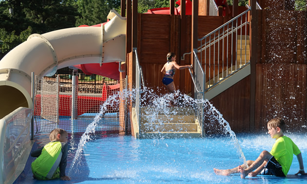 Picture of water park.