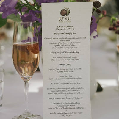 Joy Road’s menus are a secret until just before dinner, partly because they are not set until the day before.