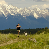 running through rocky mountain kimberley trails