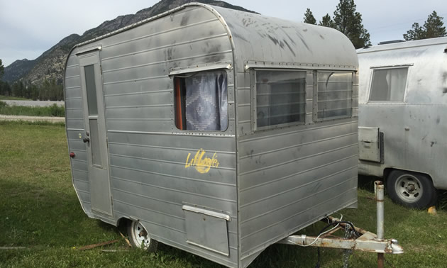 A vintage Li'l Loafer trailer. 