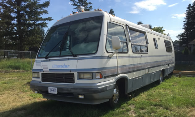 A vintage 1970's Lodestar motorhome, made by Champion. 