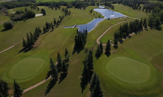 Trails End Mayerthorpe Golf and Country Club. 
